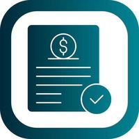 Investment Agreement Vector Icon Design