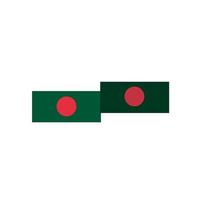 Bangladesh bandera diseño ilustración, icono bandera diseño con elegante concepto vector