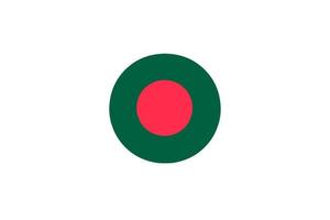 Bangladesh bandera diseño ilustración, icono bandera diseño con elegante concepto vector