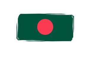 Bangladesh flag design illustration, icon flag design with elegant concept vector