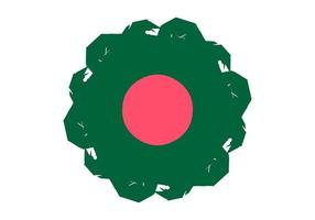 Bangladesh flag design illustration, icon flag design with elegant concept vector