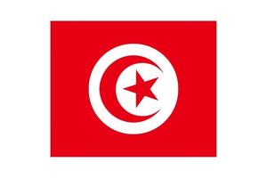 Túnez bandera icono, icono bandera diseño con elegante concepto, diseño bandera ilustración vector
