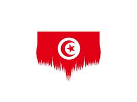 Tunis flag icon, icon flag design with elegant concept, design flag illustration vector