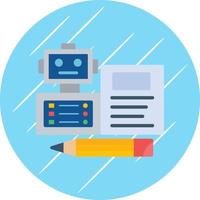 Bots Copywriting Vector Icon Design