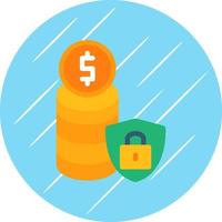 Funds Protection Vector Icon Design