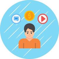 Consumer Behavior Vector Icon Design