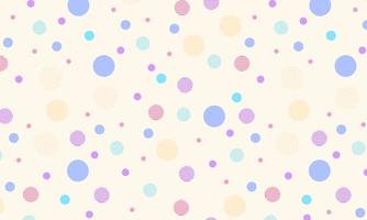 baby color dots seamless pattern vector background