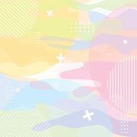 Abstract pop art memphis baby color pattern vector background