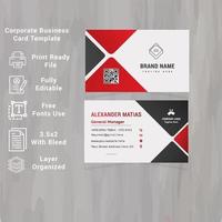 Simple Business Card Layout.corporate business card template layout.Vector illustration.Stationery design vector