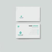 Simple Creative and clean corporate Business Card Layout.corporate business card template layout.Vector illustration.Stationery design vector