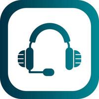 Headphones Vector Icon Design