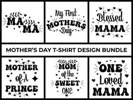 Mothers Day Special T-shirt Design Bundle vector