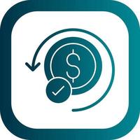 Cashback Guarantee Vector Icon Design