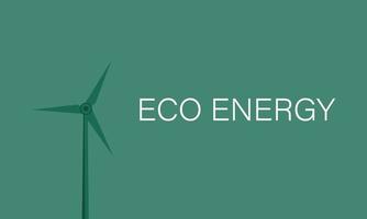 Nature and Renewable Energy. Green Energy and Natural Resource Conservation vector