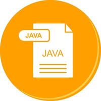 icono de vector de java