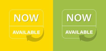 Now available different poster set vector
