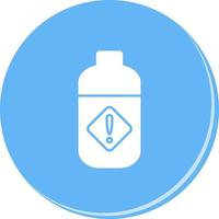 Pesticide Bottle Vector Icon