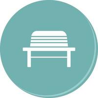 Garden Bench Vector Icon