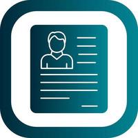 CV Vector Icon Design