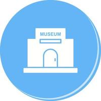 icono de vector de edificio de museo