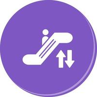 Escalator Vector Icon