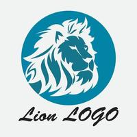 icono de vector de plantilla de logotipo de león