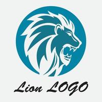 icono de vector de plantilla de logotipo de león