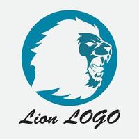 icono de vector de plantilla de logotipo de león