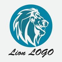 icono de vector de plantilla de logotipo de león