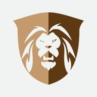 icono de vector de plantilla de logotipo de león