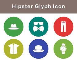 Hipster Vector Icon Set