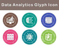 Data Analytics Vector Icon Set