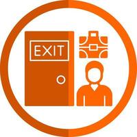 Exit Interview Vector Icon Design