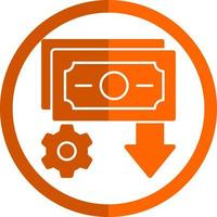 Income Settings Vector Icon Design