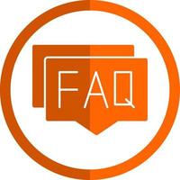 Faq Vector Icon Design