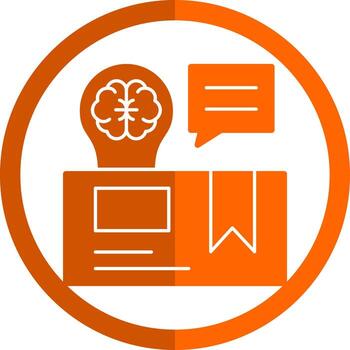 Think Out Of The Box Vector Icon Design