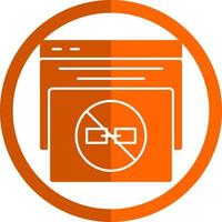 No Follow Vector Icon Design