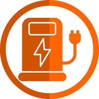 Charging Station Vector Icon Design