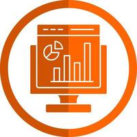 Web Analytics Vector Icon Design