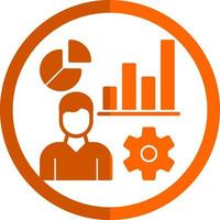 Ux Analytics Vector Icon Design