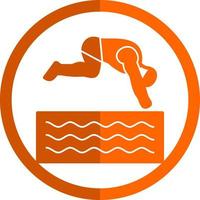 Freediving Vector Icon Design