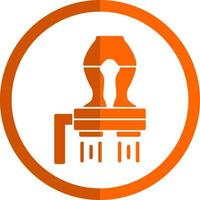 Flyboarding Vector Icon Design