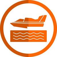 Hydroplane Racing Vector Icon Design