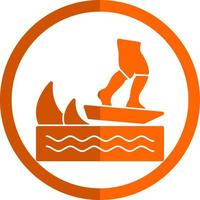 Skurfing Vector Icon Design