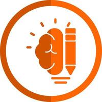 Creative Brain Vector Icon Design