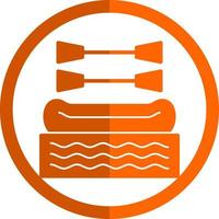 Rafting Vector Icon Design