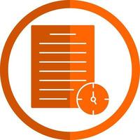 Project Deadline Vector Icon Design