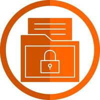 Encrypted Data Vector Icon Design