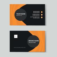 professional business card design template vector