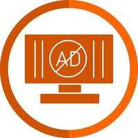 Ad Blocker Vector Icon Design